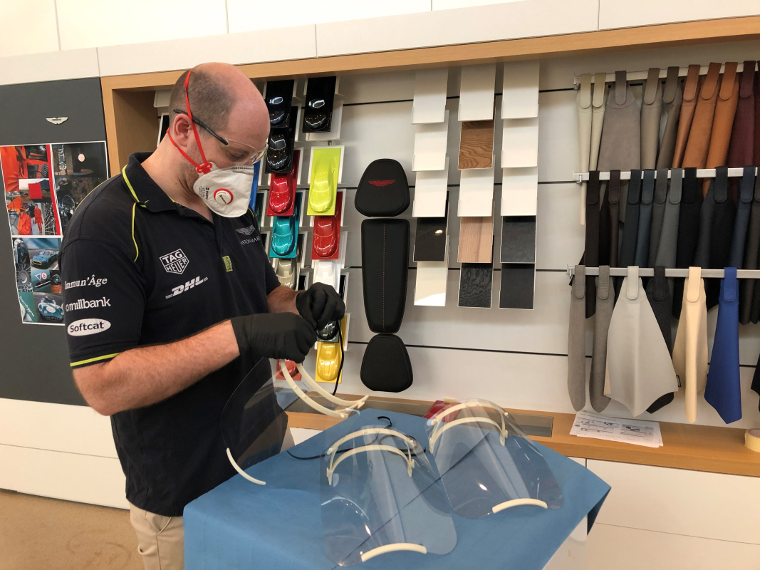 Aston Martin providing help to health workers in UK