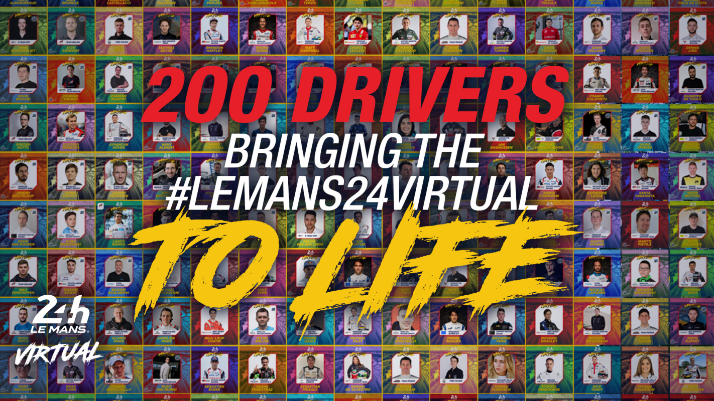 Les stars du sport automobile et de l’esports prêtes pour le défi des 24 Heures du Mans Virtuelles