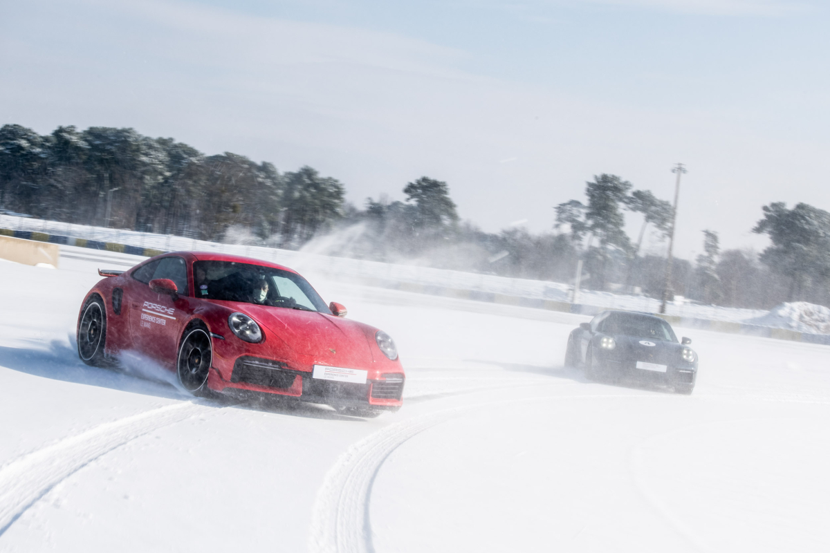 Snow day at Le Mans!