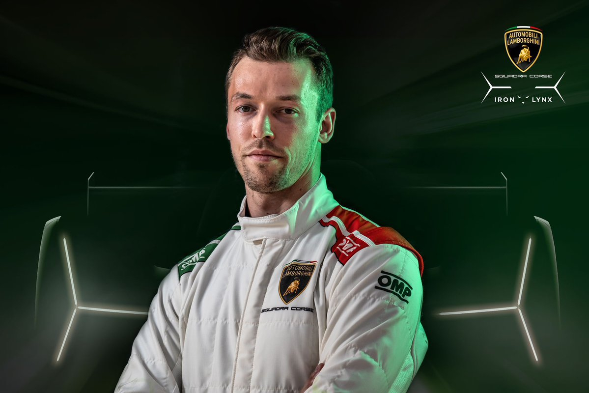 Daniil Kvyat unveiled as WEC Lamborghini Factory Driver
