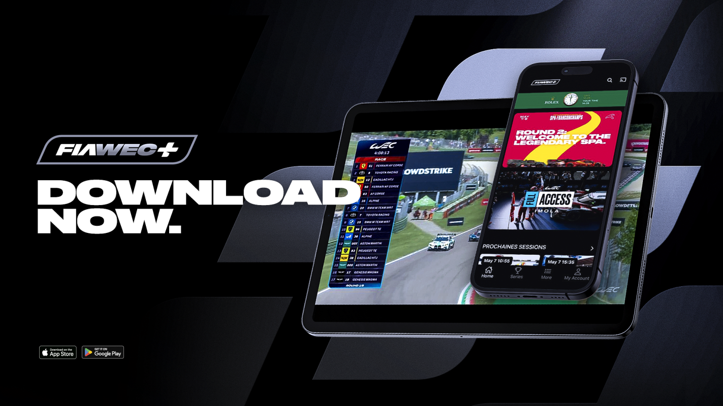 FIAWEC+ now available via App Store and Google Play