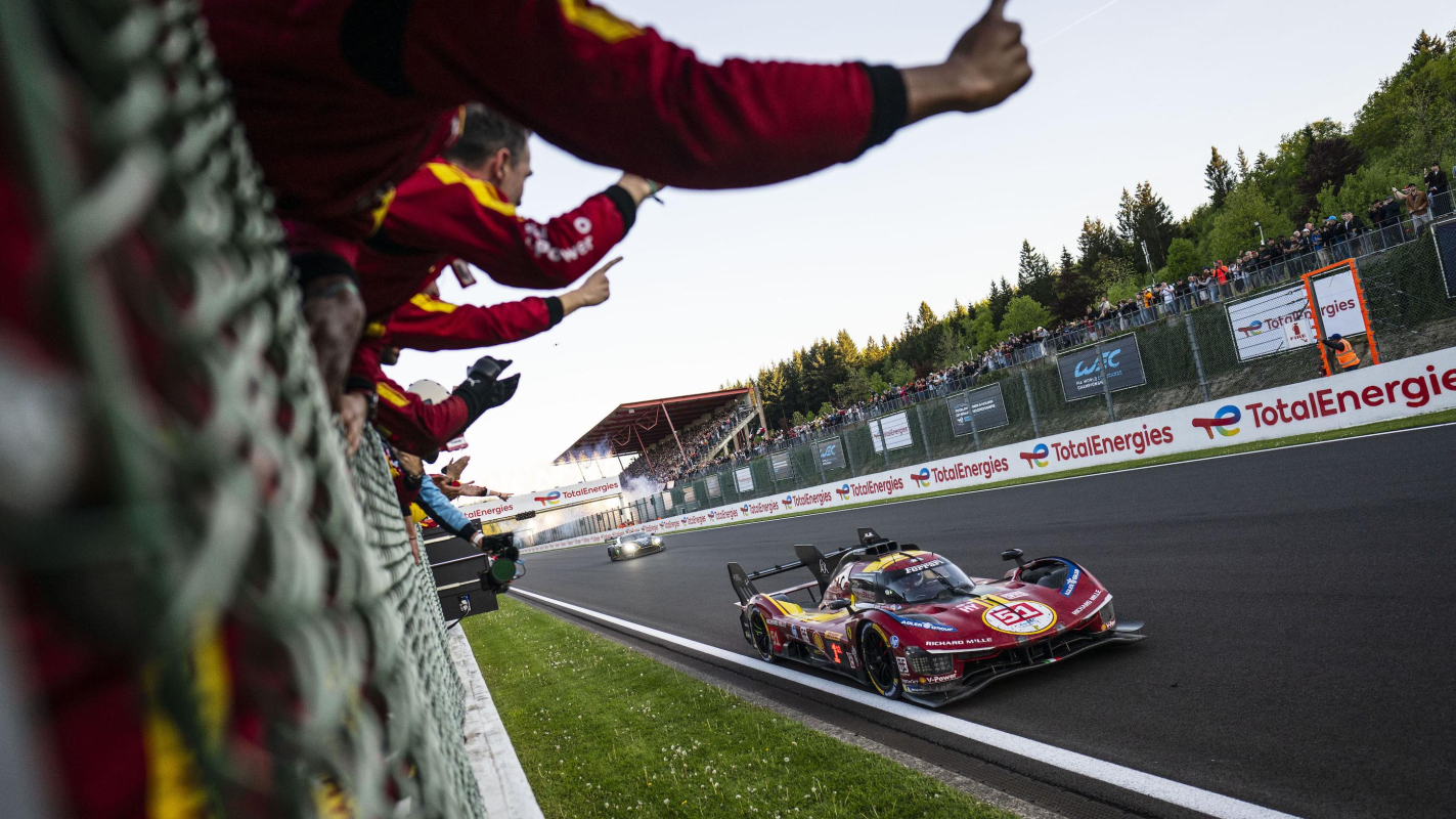 Ferrari holds its nerve to triumph in Spa-Francorchamps thriller