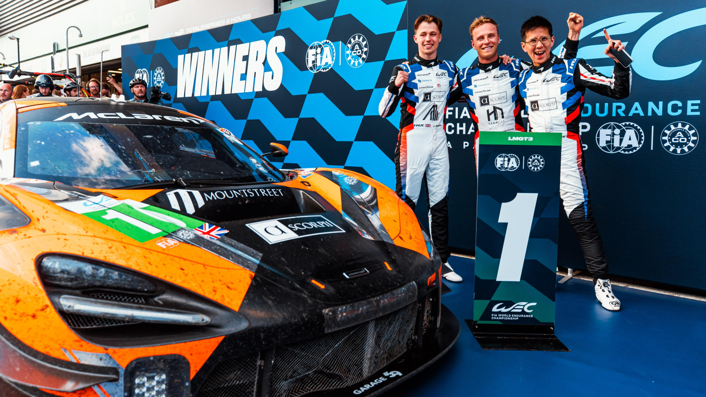 LMGT3 redemption for Garage 59 McLaren