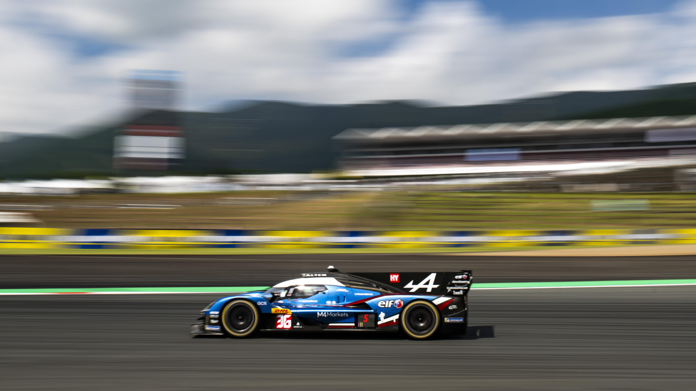 Alpine top in FP2 at Fuji; Ford Mustang lead LMGT3
