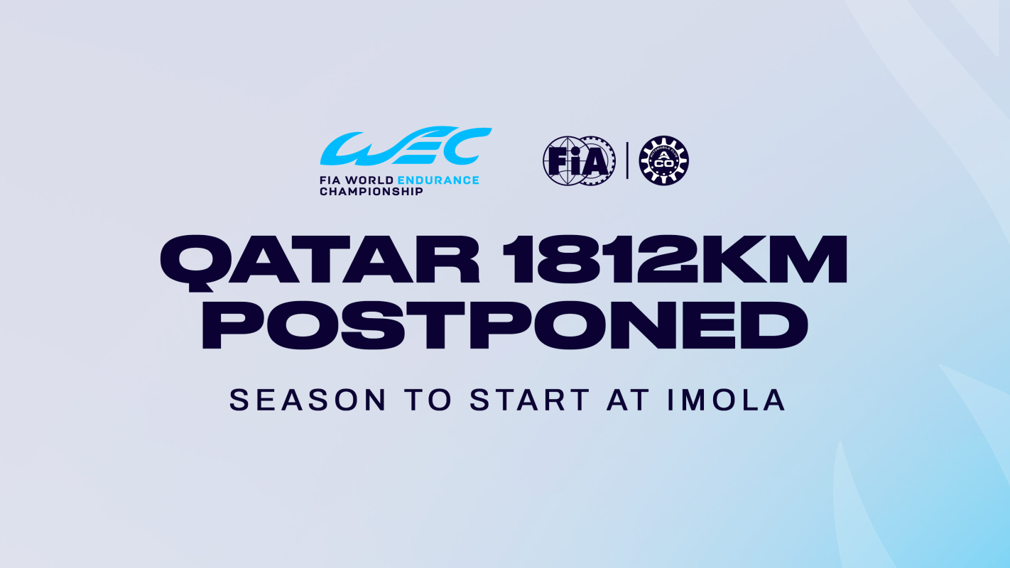 Qatar 1812km postponed, season to start at Imola