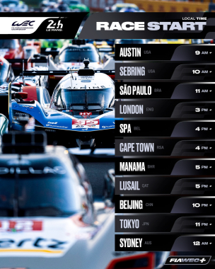 SET YOUR ALARMS! ⏰    We are just ONE day away from lights out at Le Mans.   Watch the start of the 