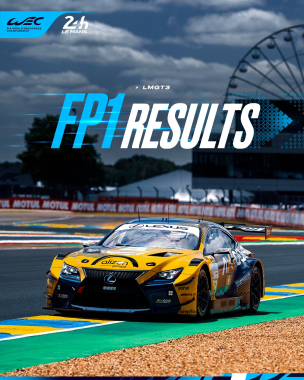 Lexus goes quickest in Free Practice 1 for the LMGT3 class 🏁 A 3:55.737 lap time from @jackhawkrace 