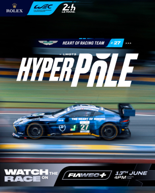 It’s POLE for @astonmartinracingofficial!! 💪   The #27 Vantage AMR LMGT3 will lead the pack for the 