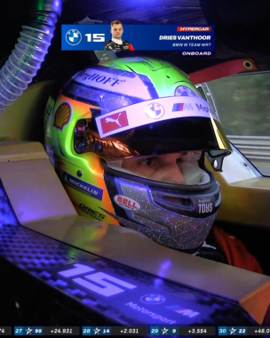 That’s how you lose Le Mans 💔 The #15 @bmwmmotorsport is out of contention after contact with the #3