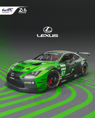 #87 goes green for Le Mans 💚   @akkodisaspteam unveils a bold green, grey, and silver livery ahead o
