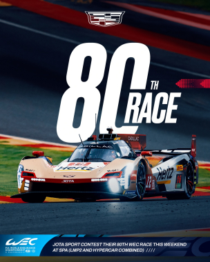 80 WEC RACES FOR @jota_sport 💪 A huge weekend for JOTA as they hit a major milestone with their 80th