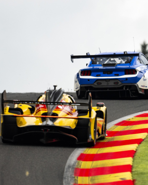 Just what the doctor ordered 💊   Track shots from our first laps in Belgium!   #WEC #6HSpa