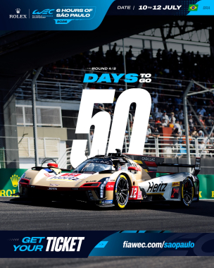 Le Mans is right around the corner, but it’s also just 50 days until the 6 Hours of São Paulo! 🙌 Hea