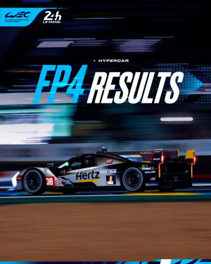 FP4 results for the ultimate closing session at Circuit de la Sarthe 🌙   Swipe to see the top three 