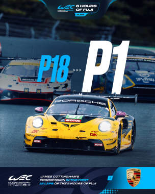 P18 to P1 in just 38 laps 🤯 James Cottingham delivered an insane charge in the opening hour of the 6