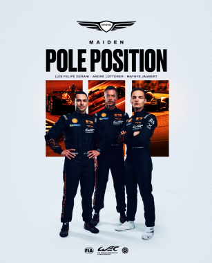 DEBUT SEASON. MAIDEN POLE.   @genesismagmaracing and @mathysjaubert take a bow!   Just their seventh