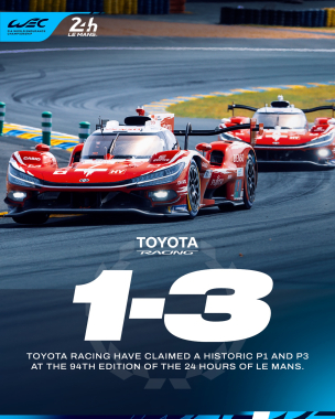 Toyota is BACK on the Le Mans podium...   1463 days since the brand’s last Le Mans win! 🥇   #WEC #Le