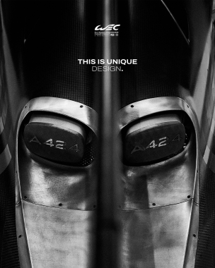 Shapes uniquely formed by the pursuit of victory.   Designed to conquer the World Endurance Champion