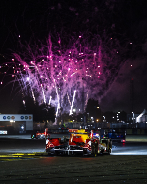 Midnight at Le Mans 🎆 #WEC #LeMans24