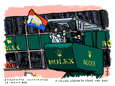 From ceremonial start to first-lap battles 🖌️🏁   Part 2 of our ‘Endurance Illustrated: Le Mans editi