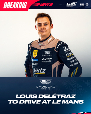 🚨 BREAKING NEWS: @louisdeletraz to replace Alex Lynn and drive the #12 Cadillac at the 2026 24 Hours
