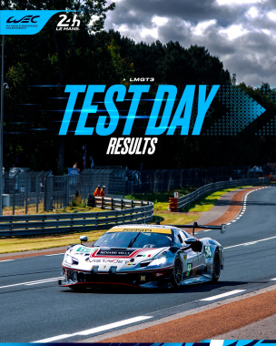 Ferrari go quickest in LMGT3⏱️ It’s the first time an @afcorse_official GT car has topped a Test Day