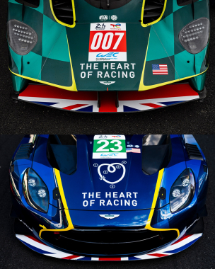@astonmartinracingofficial flying the flag for Le Mans 🇬🇧🇫🇷 What do you think of the subtle new addi