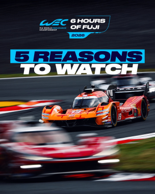 Need more reasons to watch? We’ve got you covered 😇   Here’s five reasons why the 6 Hours of Fuji sh