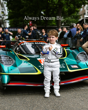 Realise your dreams, and go chase them 💚 #WEC #LeMans24 #AstonMartin @astonmartinracingofficial @the