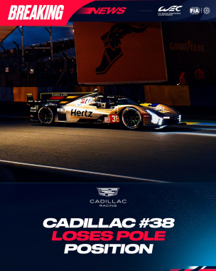 BREAKING NEWS: Following Hyperpole 2, #38 Cadillac’s lap time has been deleted.   #15 BMW is now on 