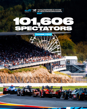 101,606 of you making this event so special, a record-breaking attendance at Spa 💙 Same time next ye