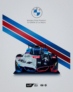 MAIDEN POLE for @bmwmmotorsport at Le Mans! 🔥   They will start the biggest race of the year from th