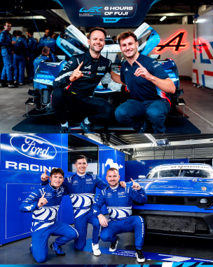Fuji Speedway is BLUE today 💙   @alpine_endurance_team and @fordracing are your pole-sitters for the
