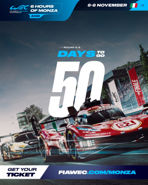 It’s all coming down to this… just 50 DAYS until Monza! 🇮🇹   The FIA WEC returns to the Temple of Sp