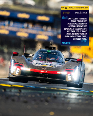 Cadillac lose the lead after a drive-through penalty but the fight isn’t over 👊   #WEC #LeMans24 #Ca
