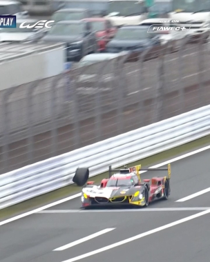 After an incident on track, the @bmwmmotorsport #20 suffered a severe puncture which led to the tyre