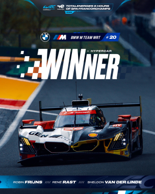 BMW M WIN THE 6 HOURS OF SPA!! 🇧🇪🏆 The #20 claims a maiden Hypercar victory for @bmwmmotorsport. #WE