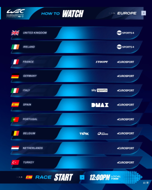 Join us for our penultimate race in Barcelona 📺 Here’s how you can watch live around the world, or f