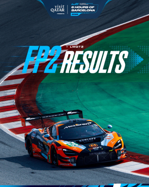 McLaren lead the LMGT3 field in FP2 🔥 @finn_gehrsitz puts in a 1:41.650 lap in the #58 @garage_59 to