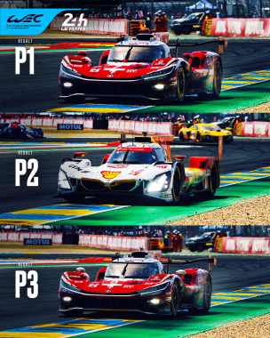 Your top 3️⃣ Hypercar finishers at Le Mans!   P1 - #7 @toyotaracing.wec 🇯🇵 P2 - #20 @bmwmmotorsport 
