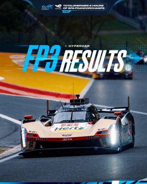 @cadillacracingofficial storms to the top of the timesheet in FP3 ⚡️ The 2:02.379 lap time is set by
