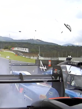The fighting spirit behind the race win 🤜🤛   Alpine were pushing from lights out to the chequered fl