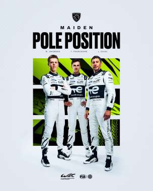 MAIDEN POLE for @peugeotsportofficial! 🥇 A fantastic performance from @malthejakobsen_ puts the lion