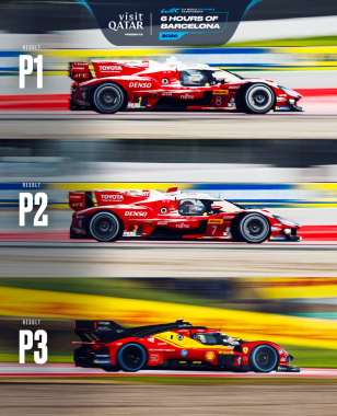 Top 3️⃣ Hypercar finishers! A @toyotaracing.wec 1-2, followed by the #50 @ferrarihypercar. #WEC #6HB