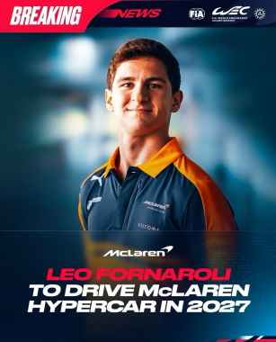 🚨BREAKING NEWS: @leonardofornaroli has today been announced as @mclarenhypercarteam driver in 2027. 