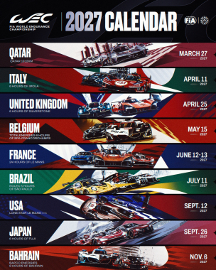 THE 2027 CALENDAR IS HERE 🌍   Next year, WEC goes bigger than ever, with an additional round making 