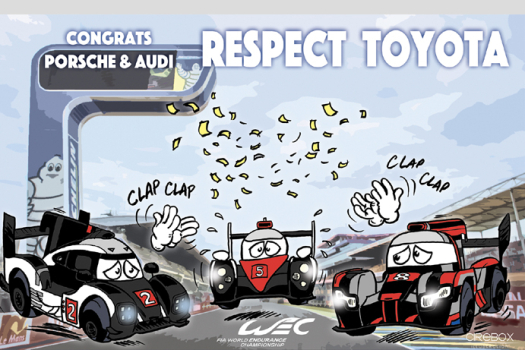 Congrats Porsche & Audi...Respect Toyota