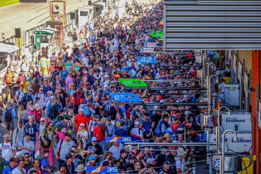 Fans from far and wide meet their heroes at Spa
