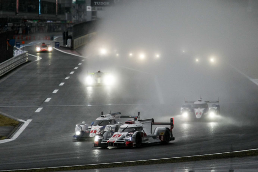 Porsche leads at half way stage in Fuji thriller