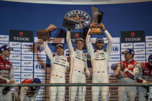 Deuxième victoire consécutive pour Webber, Hartley et Bernhard (Porsche)